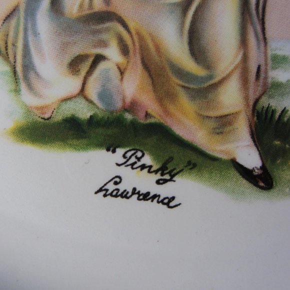 falconware Pinky Laurana plate Weatherby Hanley (W1864) - Picture 3 of 6